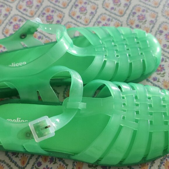 Shoes - Jelly green sandals